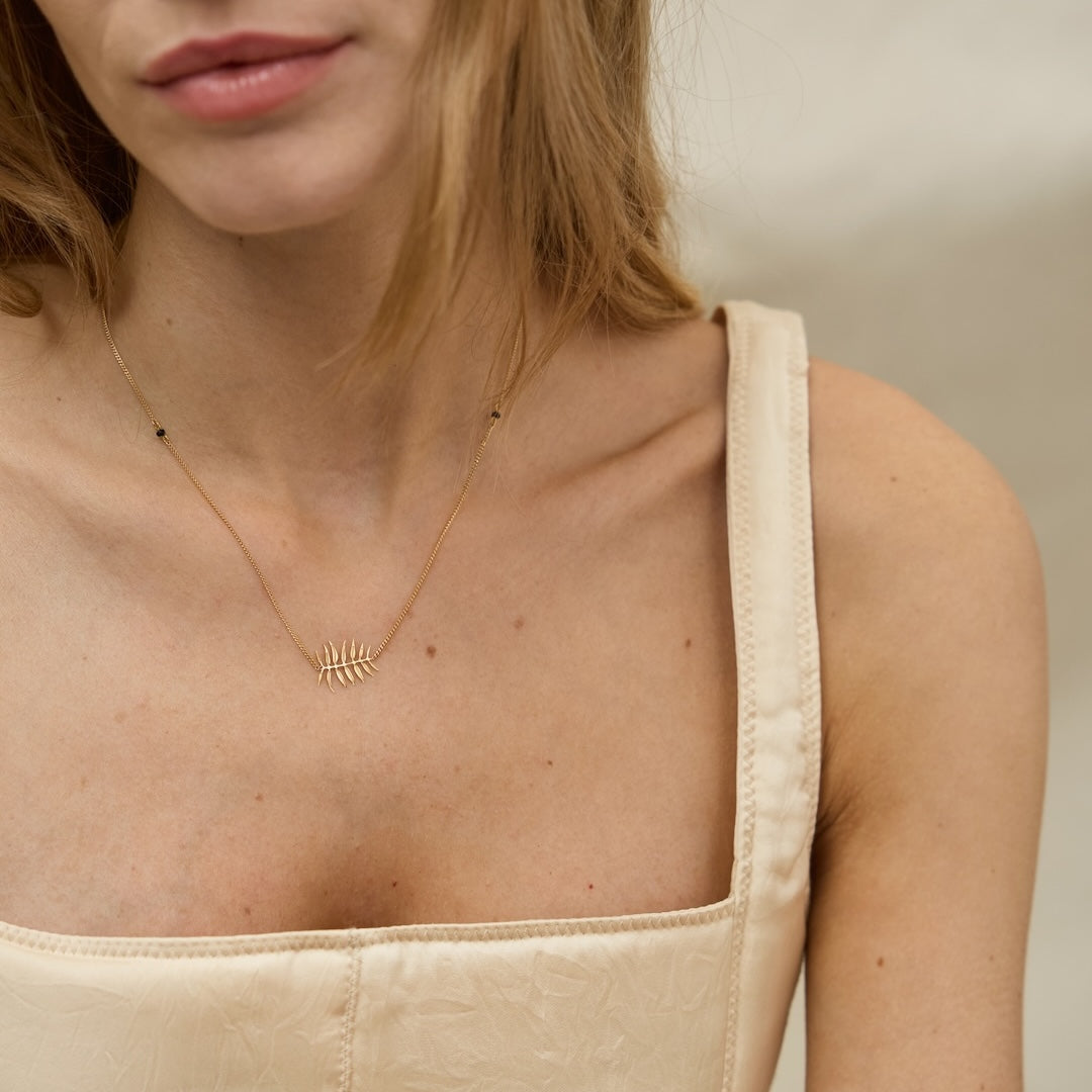 PETIT COLLIER FEUILLAGE