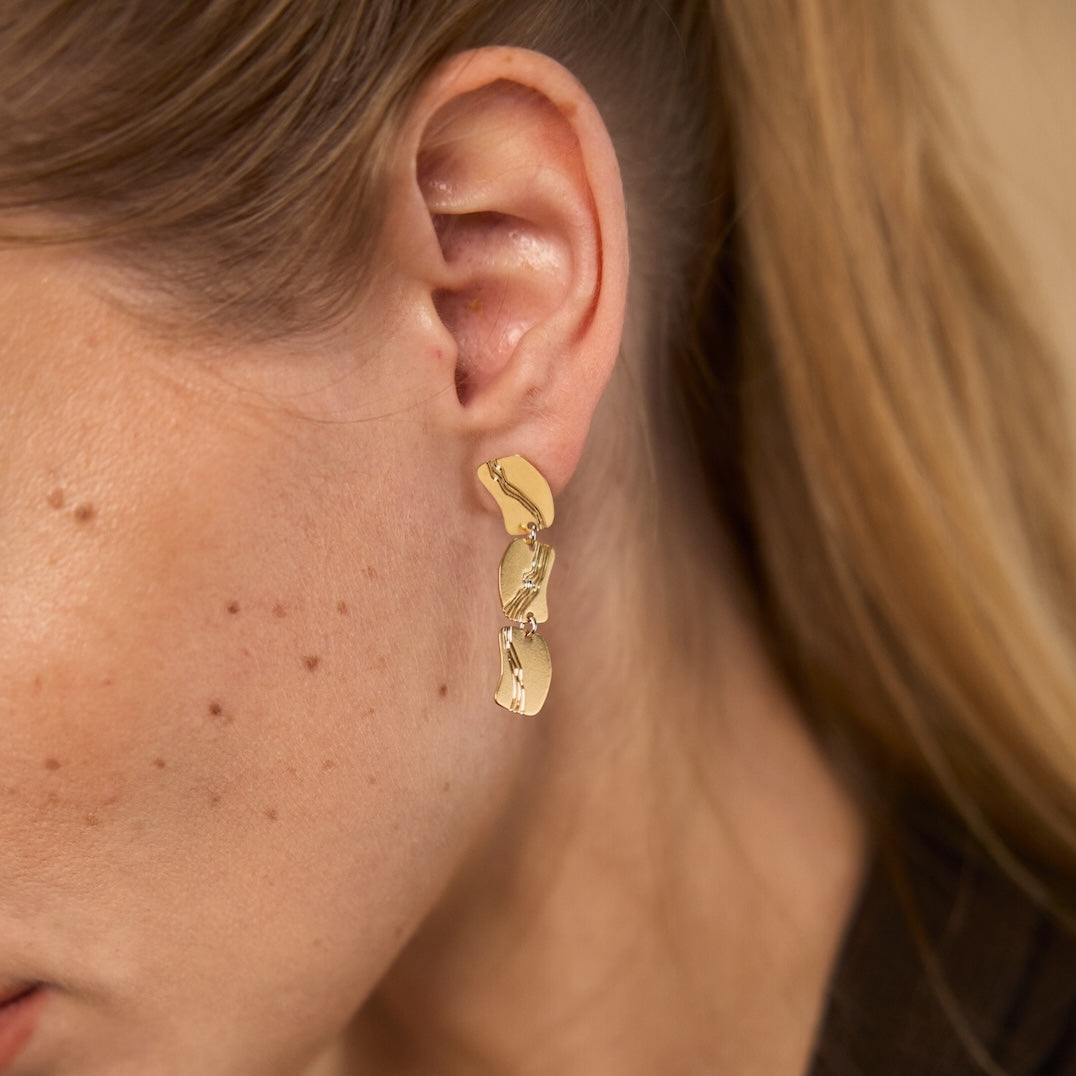 BOUCLES D'OREILLE PATCHWORK