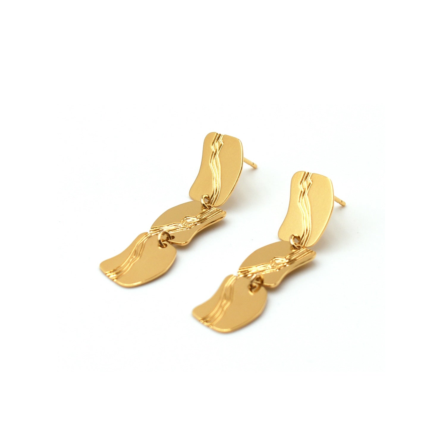 BOUCLES D'OREILLE PATCHWORK