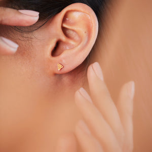 petites boucles d'oreille gravées - nadja carlotti