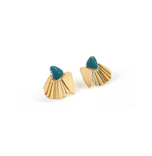 boucles d'oreille coquillage or - nadja carlotti
