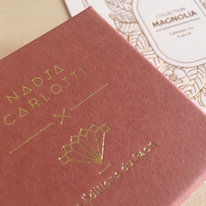 collaboration - nadja carlotti - les éditions du paon - bijoux magnolia